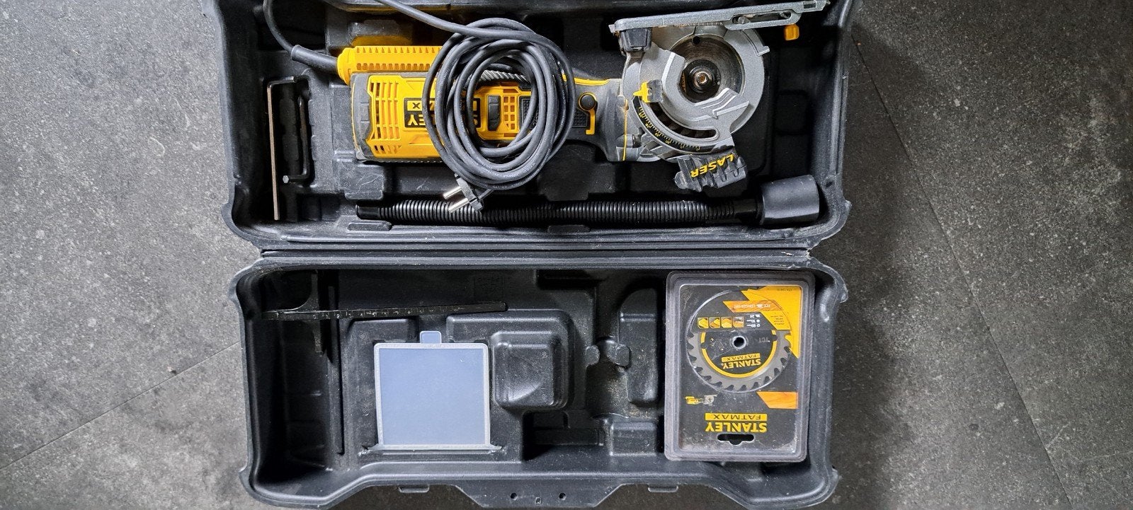 Stanley Fatmax Cirkelzaag - Krachtig en Compleet, Cirkelzaag, 600 tot 1200 watt, Ophalen of Verzenden, Zo goed als nieuw