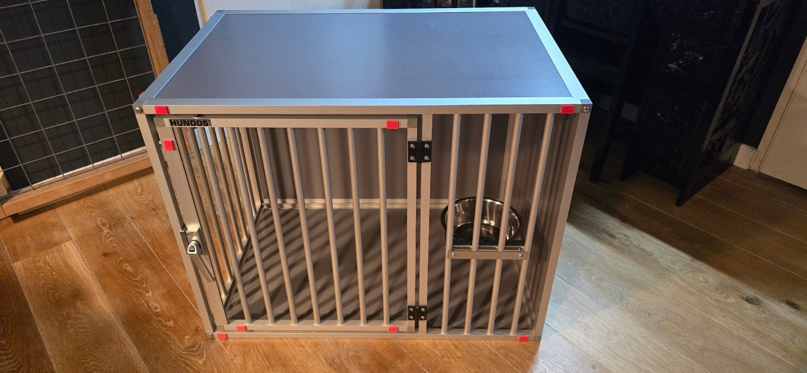 hundos hondenbench maat 2 M 91x60x71 met drinkbak, nieuw, Ophalen, Nieuw