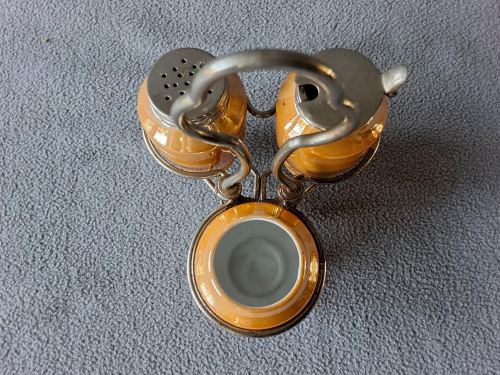 Antiek peper en zoutstel, Ophalen of Verzenden