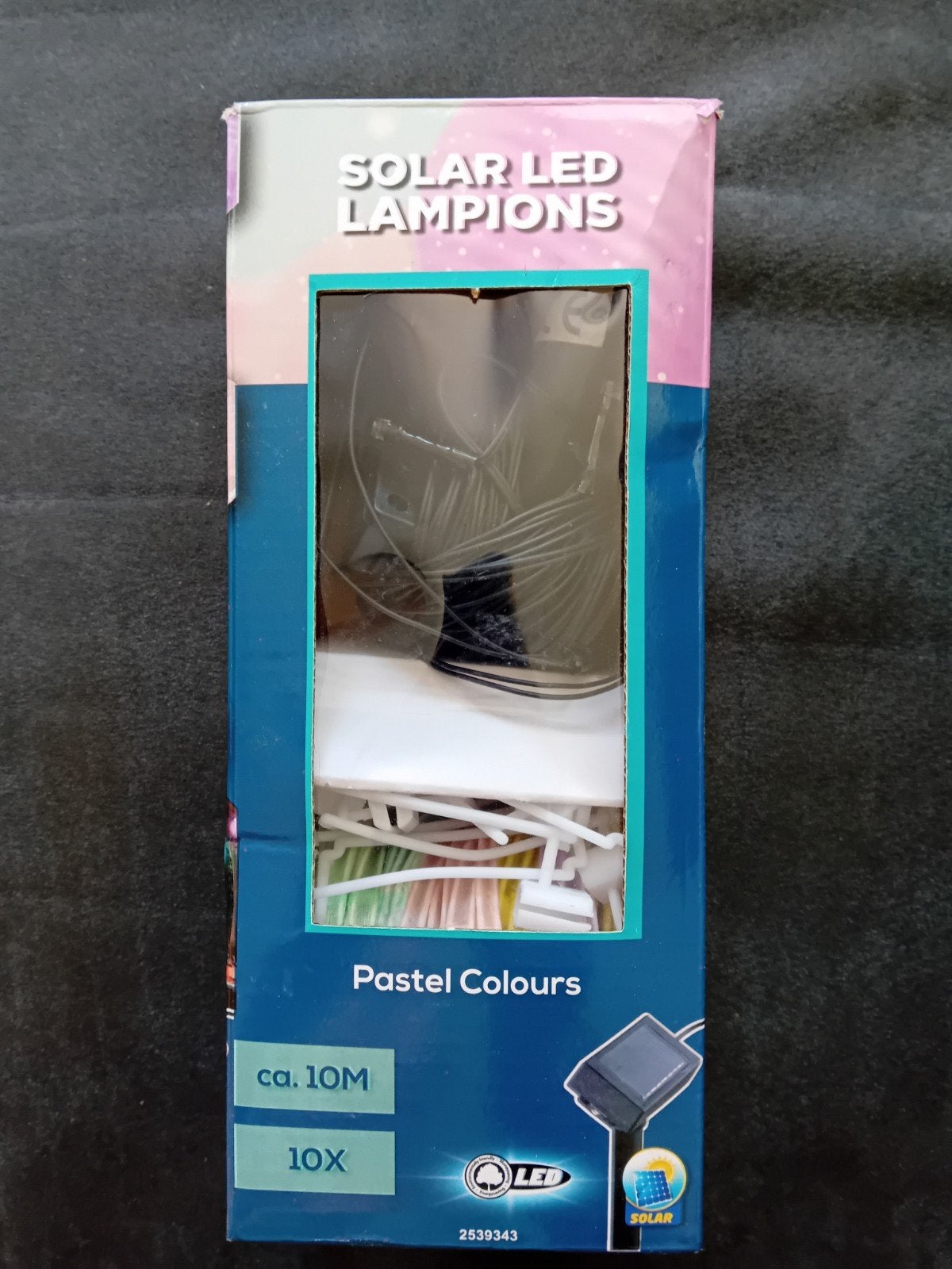 Solar LED Lampionnen - Pastelkleuren, ca. 10M, Zonne-energie, Kunststof, Minder dan 50 watt, Overige typen