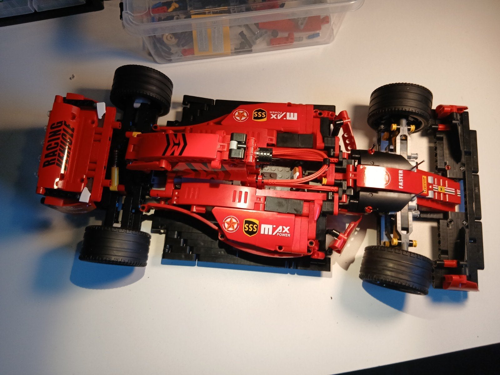 F1 auto van nep Lego, Ophalen of Verzenden