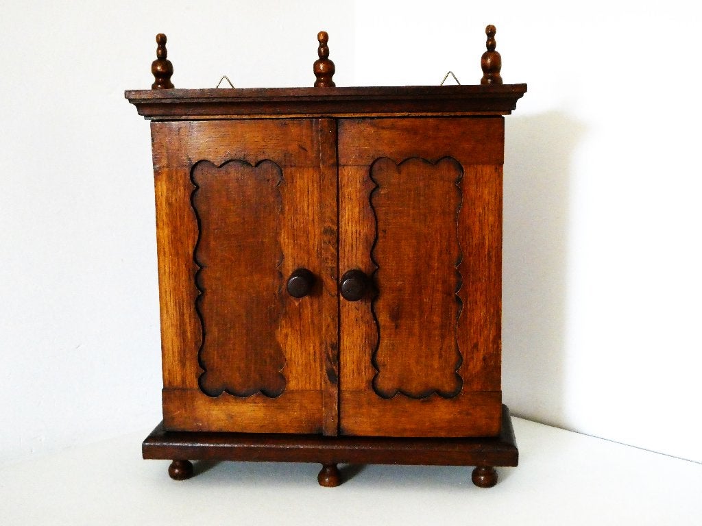 Uniek antiek miniatuur kastje 19e eeuws vakmanschap ca. 1880, Ophalen of Verzenden