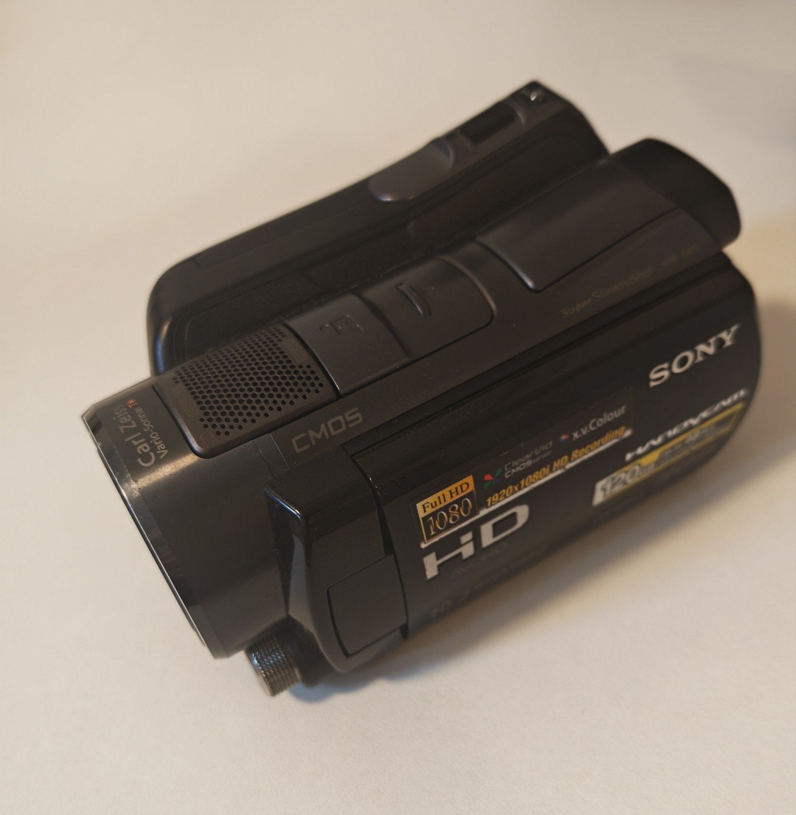 Sony HandyCam HDR-SR12(E) in near-perfect condition, Full HD, Ophalen of Verzenden, Zo goed als nieuw, 8 tot 20x