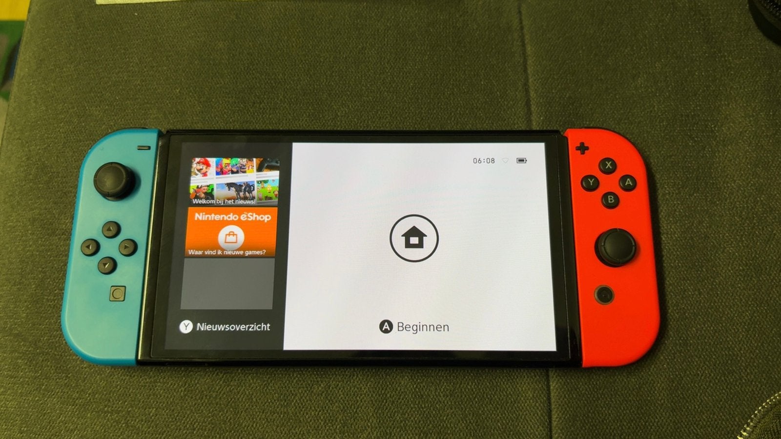 Nintendo Switch V2+ 3 spellen - Zeer goede staat