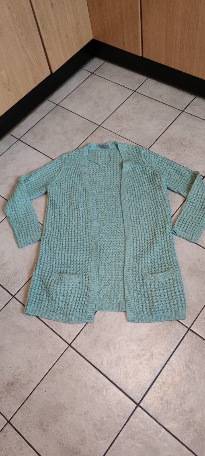 Vero Moda gebreid vest in mintgroen, maat L, Kleding | Dames, Vero Moda, Maat 42/44 (L), Ophalen of Verzenden, Zo goed als nieuw