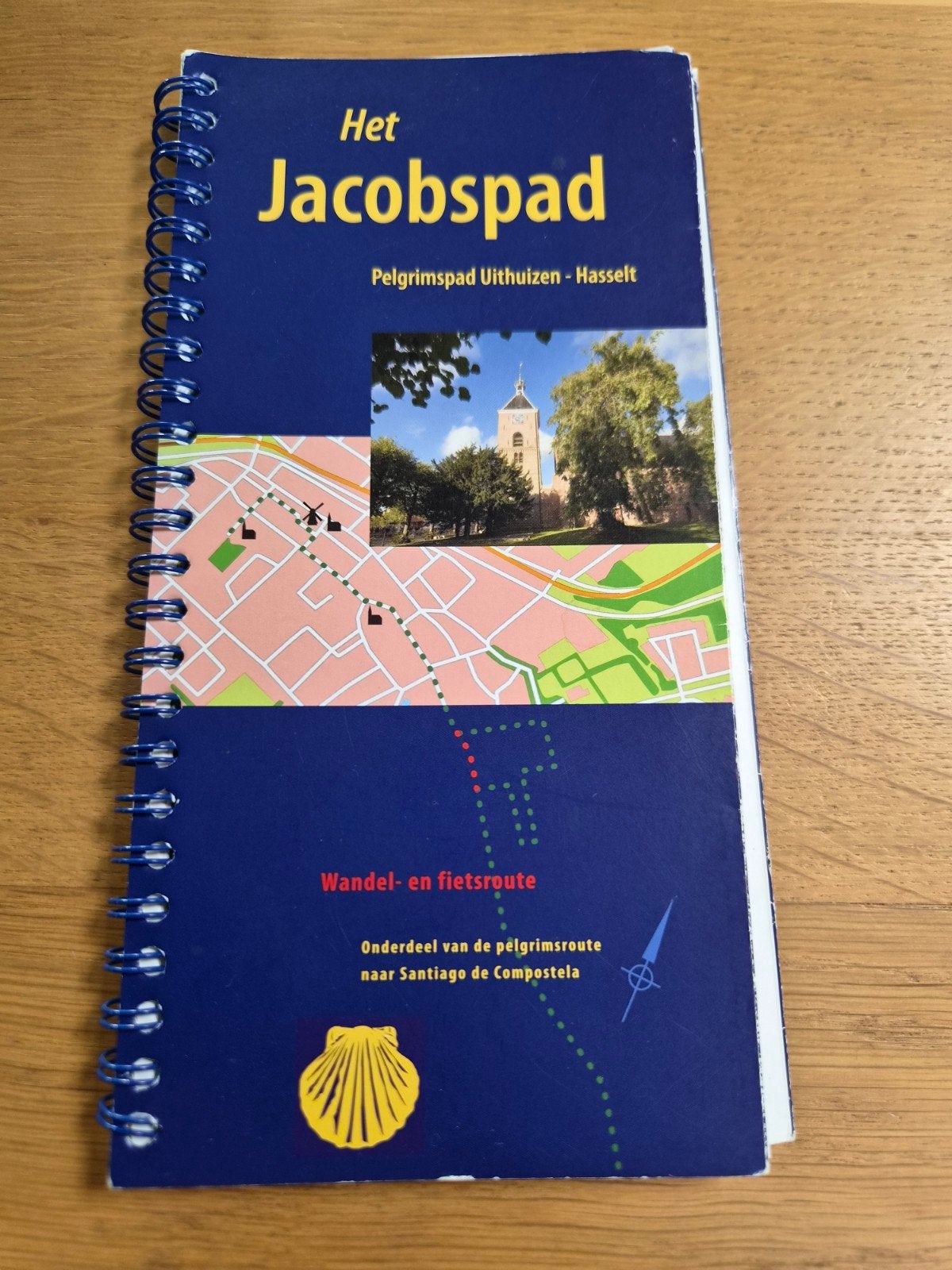 Het Jacobspad, Ophalen of Verzenden, 1800 tot 2000, Nederland, Landkaart