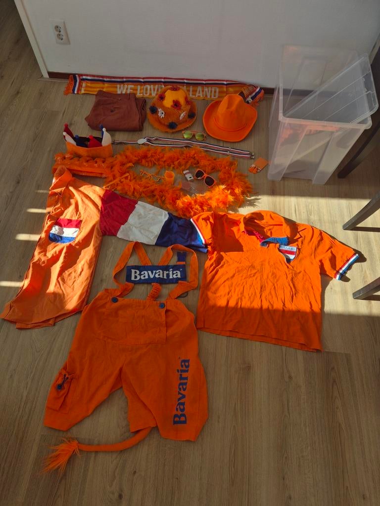 Oranje Feestpakket: Kleding & Accessoires voor Koningsdag, Maat 38/40 (M), Kleding, Gedragen, Bavaria