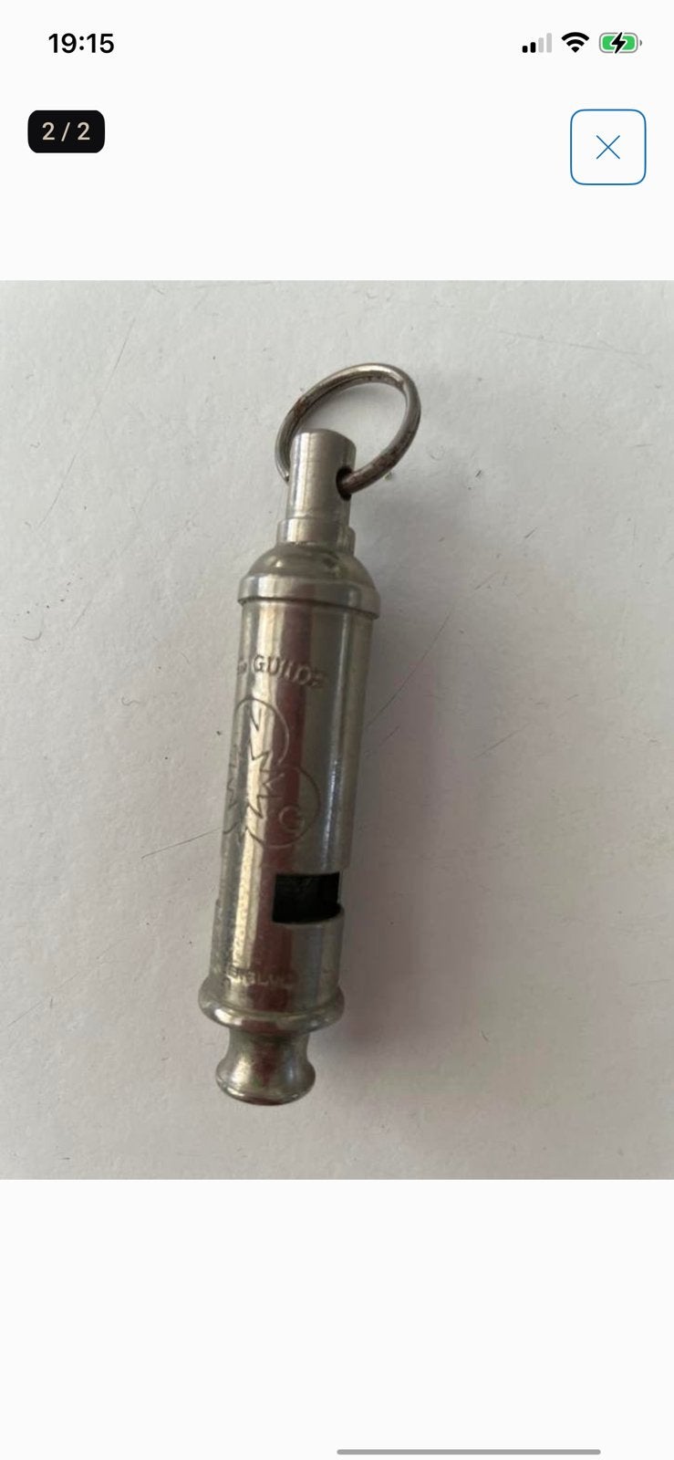 Vintage Girl Guides fluitje - Made in England, Ophalen of Verzenden, Gebruikt, Overige typen