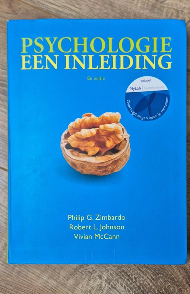 Psychologie: Een Inleiding - 8e editie (Zimbardo e.a.), Boeken, Zo goed als nieuw, Gamma, Philip Zimbardo, Robert Johnson, Vivian McCann