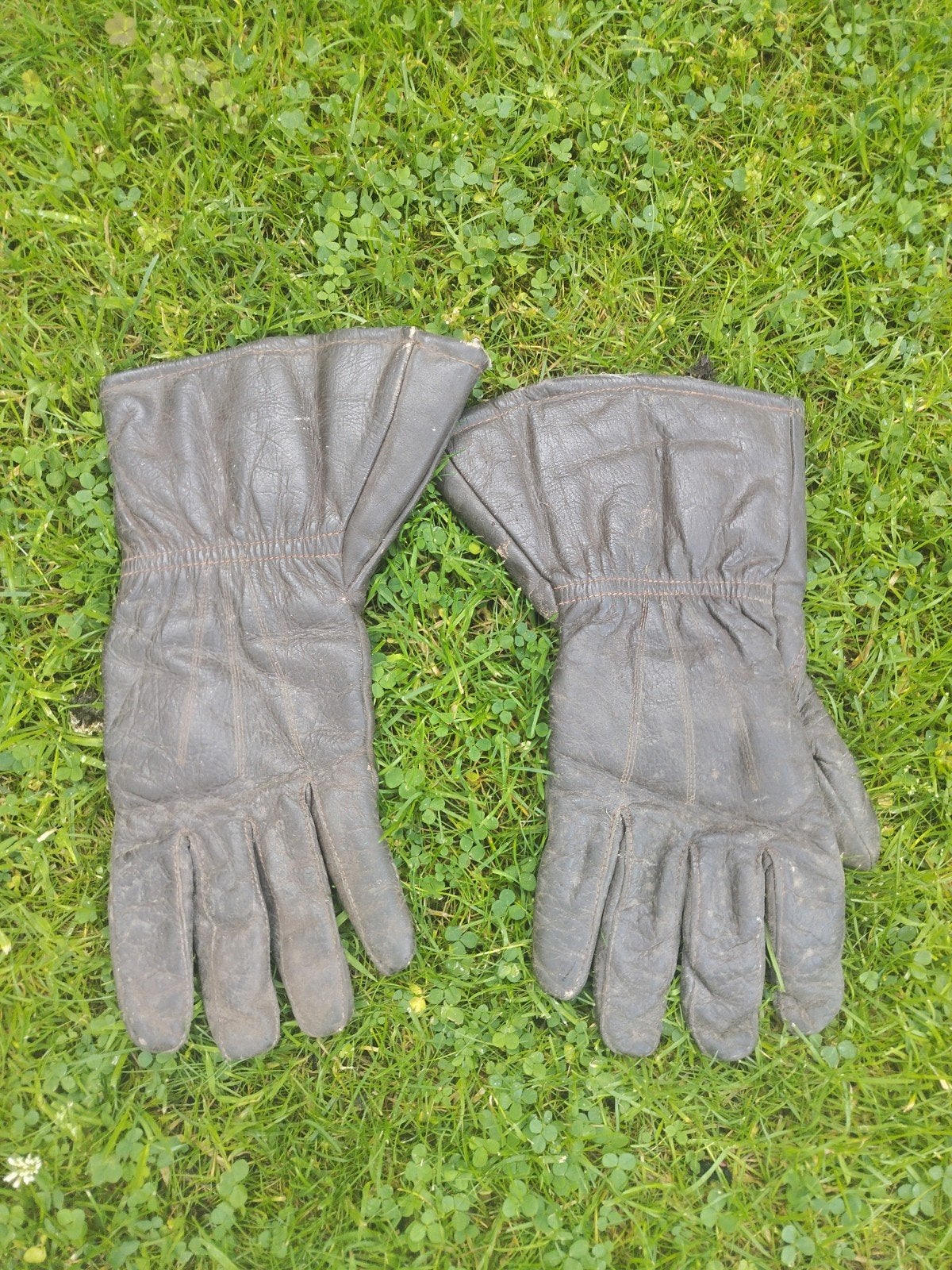 Vintage Leren Solex Handschoenen Jaren '50/'60, Ophalen of Verzenden