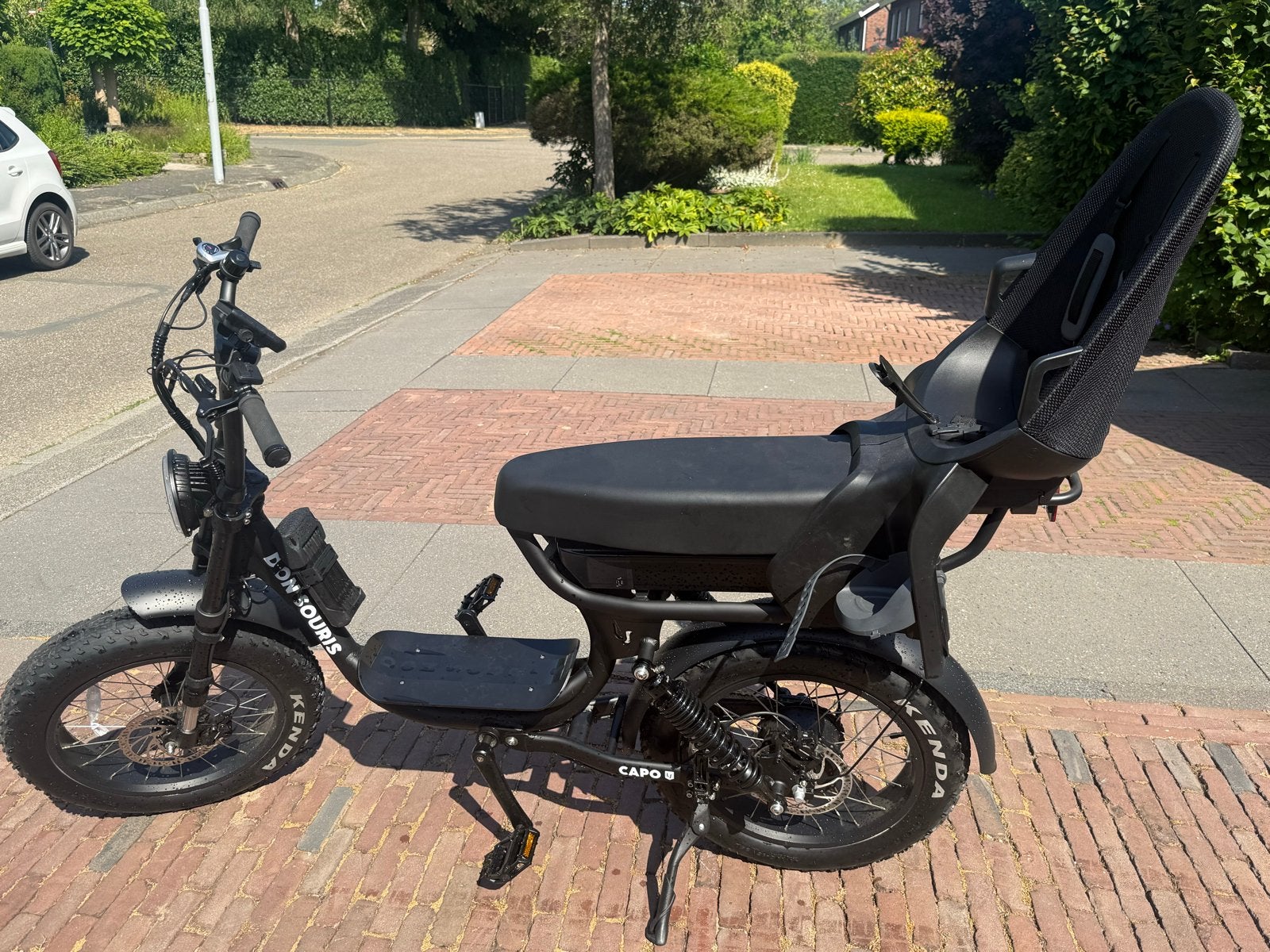 Don Souris Capo Premium E-bike met kinderzitje, Overige merken, Ophalen of Verzenden, Zo goed als nieuw, Minder dan 47 cm