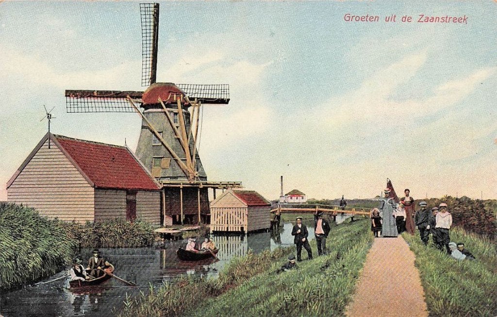 703-402-029 Groeten uit de Zaanstreek, Ophalen of Verzenden, Voor 1920, Noord-Holland