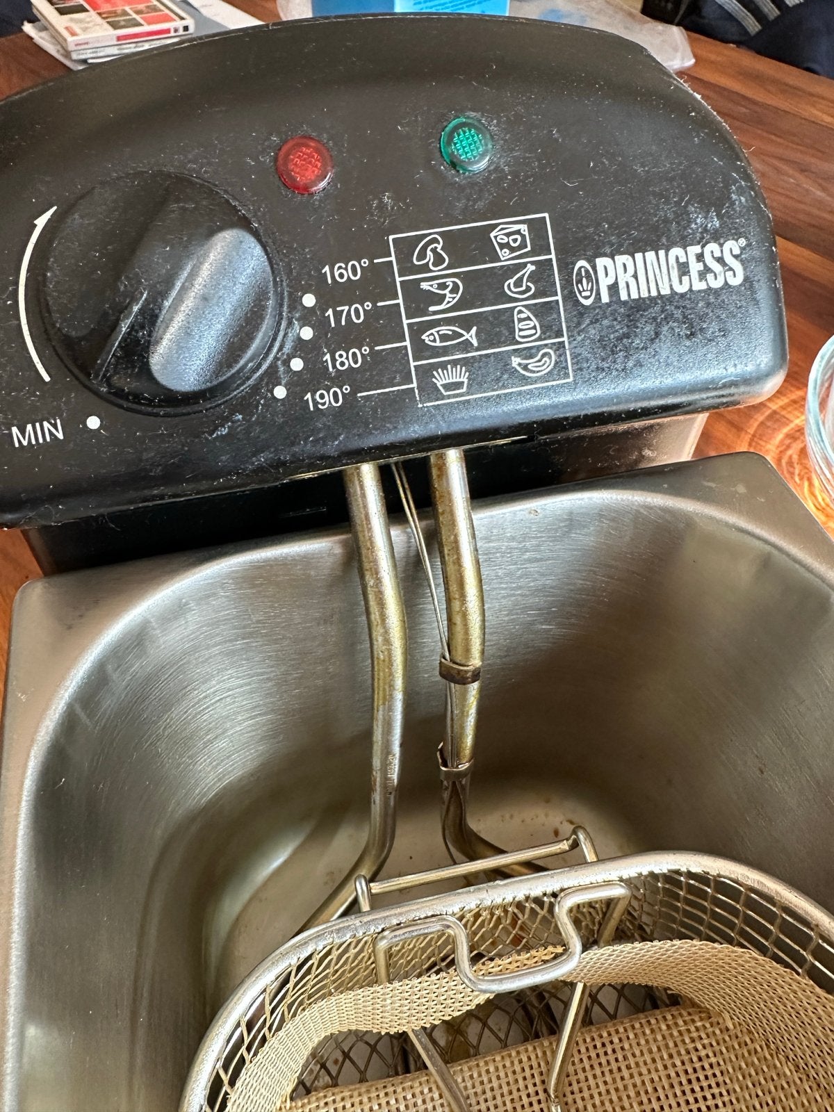 Princess Friteuse - Type 2626, 2200W, Witgoed en Apparatuur, Frituurpannen, 2 tot 3 liter, Ophalen, Gebruikt, Uitneembare binnenpan