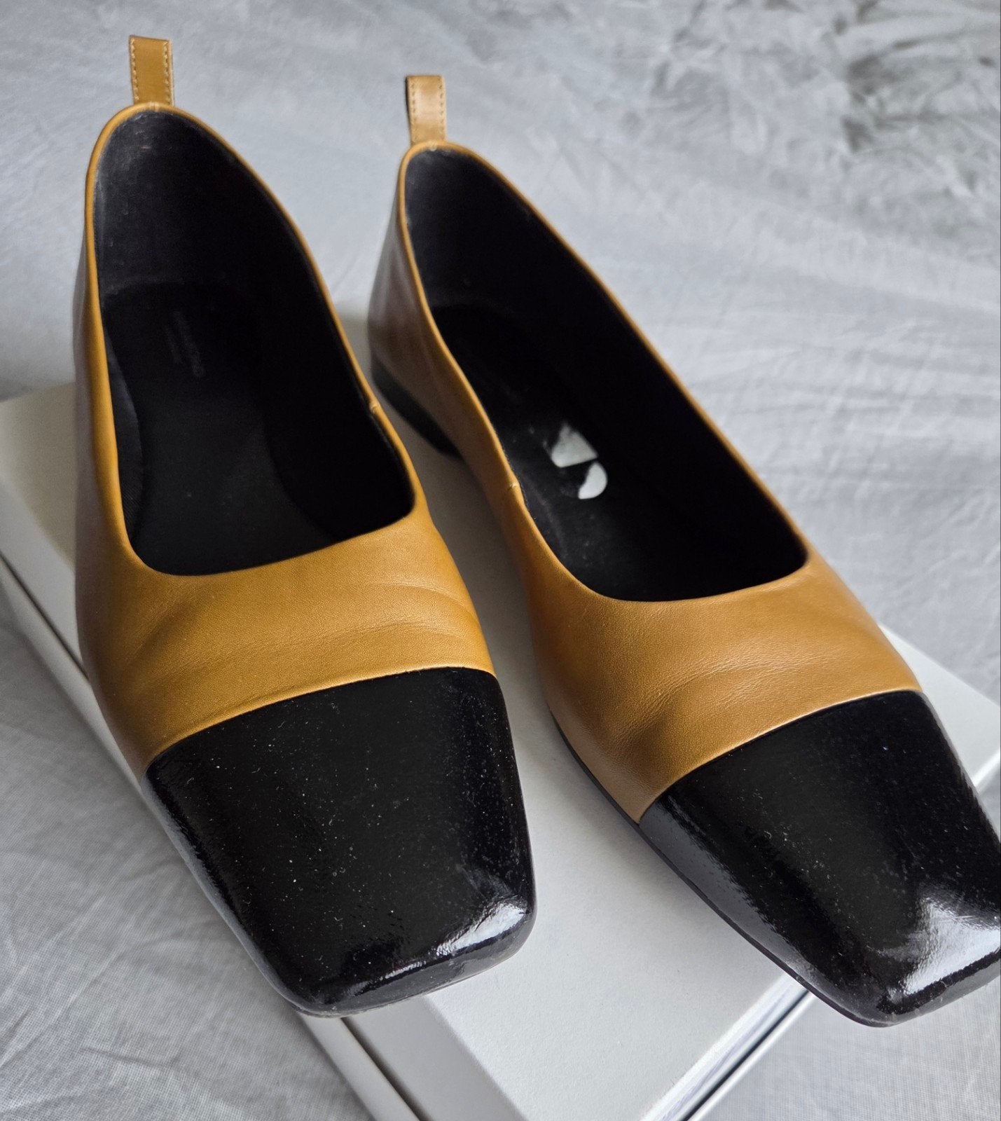 Vagabond ballerina's maat 40 - Bruin/Zwart, Bruin, Gedragen, Vagabond, Ballerina's