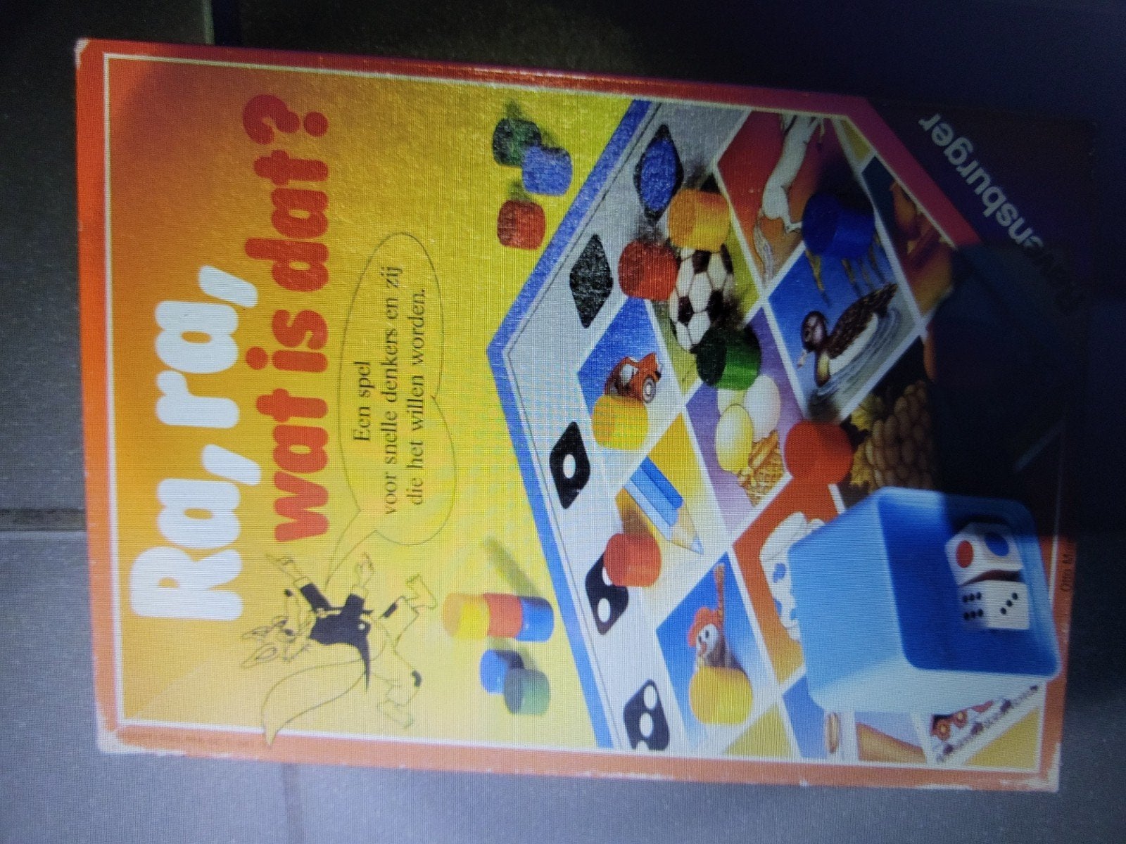 Ra, ra, wat is dat? - Ravensburger bordspel, Hobby en Vrije tijd, Gezelschapsspellen | Bordspellen, Ophalen of Verzenden, Gebruikt