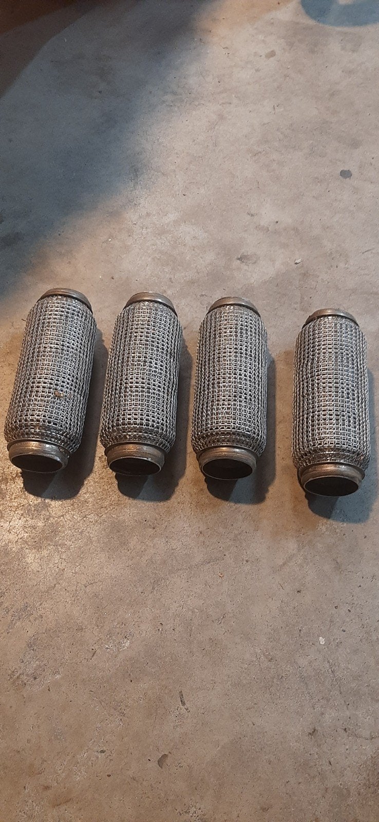 Nieuwe Flexibele RVS Uitlaatstukken 60mm (4 stuks), Ophalen of Verzenden, Nieuw, Universele onderdelen