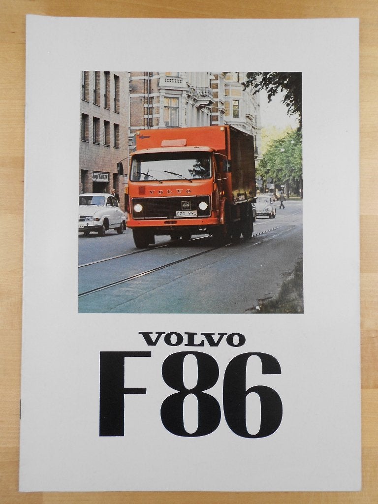 Volvo F86 Brochure 1977 – NL – ( Géén F88 / F89 ), Volvo, Zo goed als nieuw, Volvo, Ophalen of Verzenden