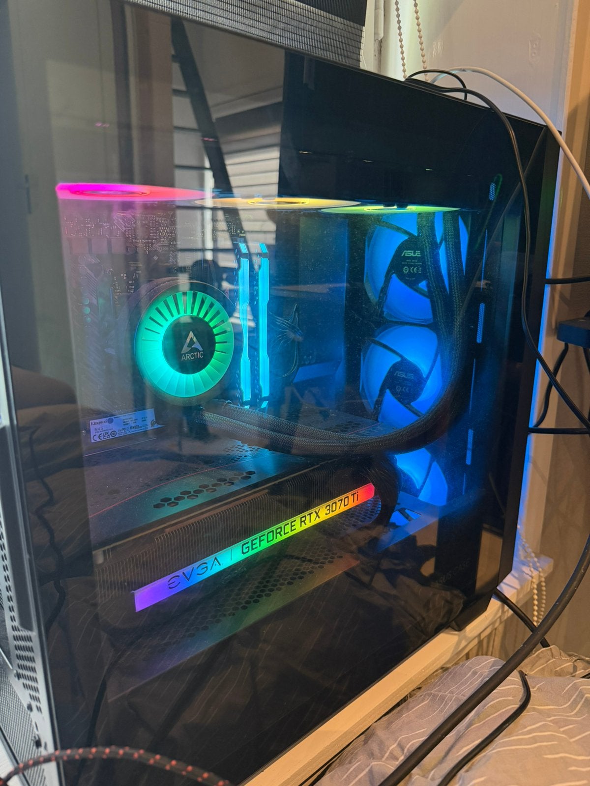gaming pc 3070Ti-Ultra-watergekoeld-300+fps-Gaming-Gta6, Ophalen, Zo goed als nieuw, Gaming, 3 tot 4 Ghz