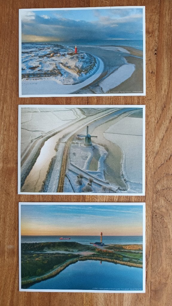 KNRM Texel, Schermerhorn en Westkapelle, Ophalen of Verzenden, 1980 tot heden, Ongelopen, Waddeneilanden