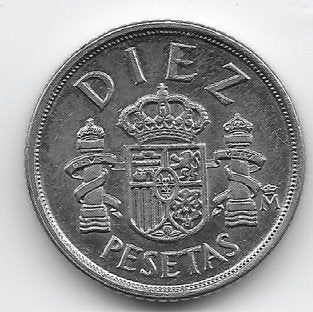 Spanje 10 pesetas 1983 KM# 827, Postzegels en Munten, Verzenden, Overige landen, Losse munt