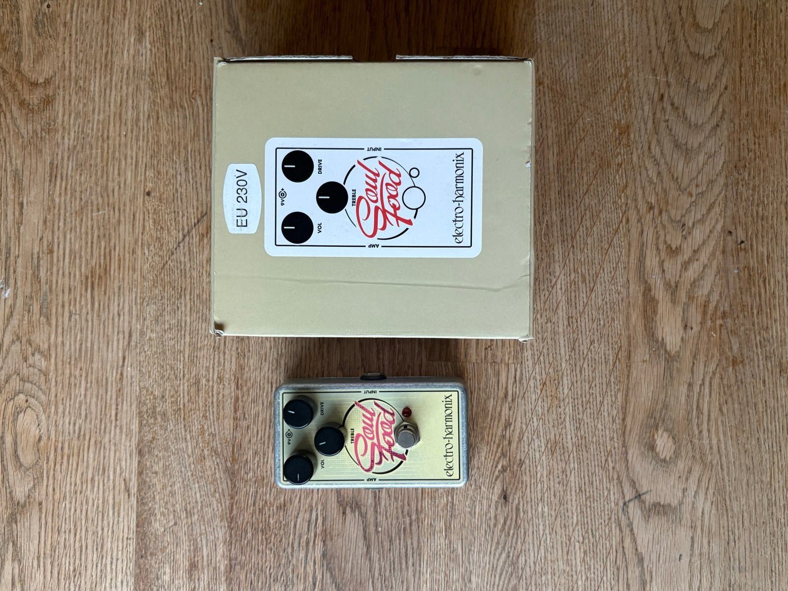Electro-Harmonix Soul Food Overdrive Pedaal, Ophalen of Verzenden, Zo goed als nieuw, Distortion, Overdrive of Fuzz
