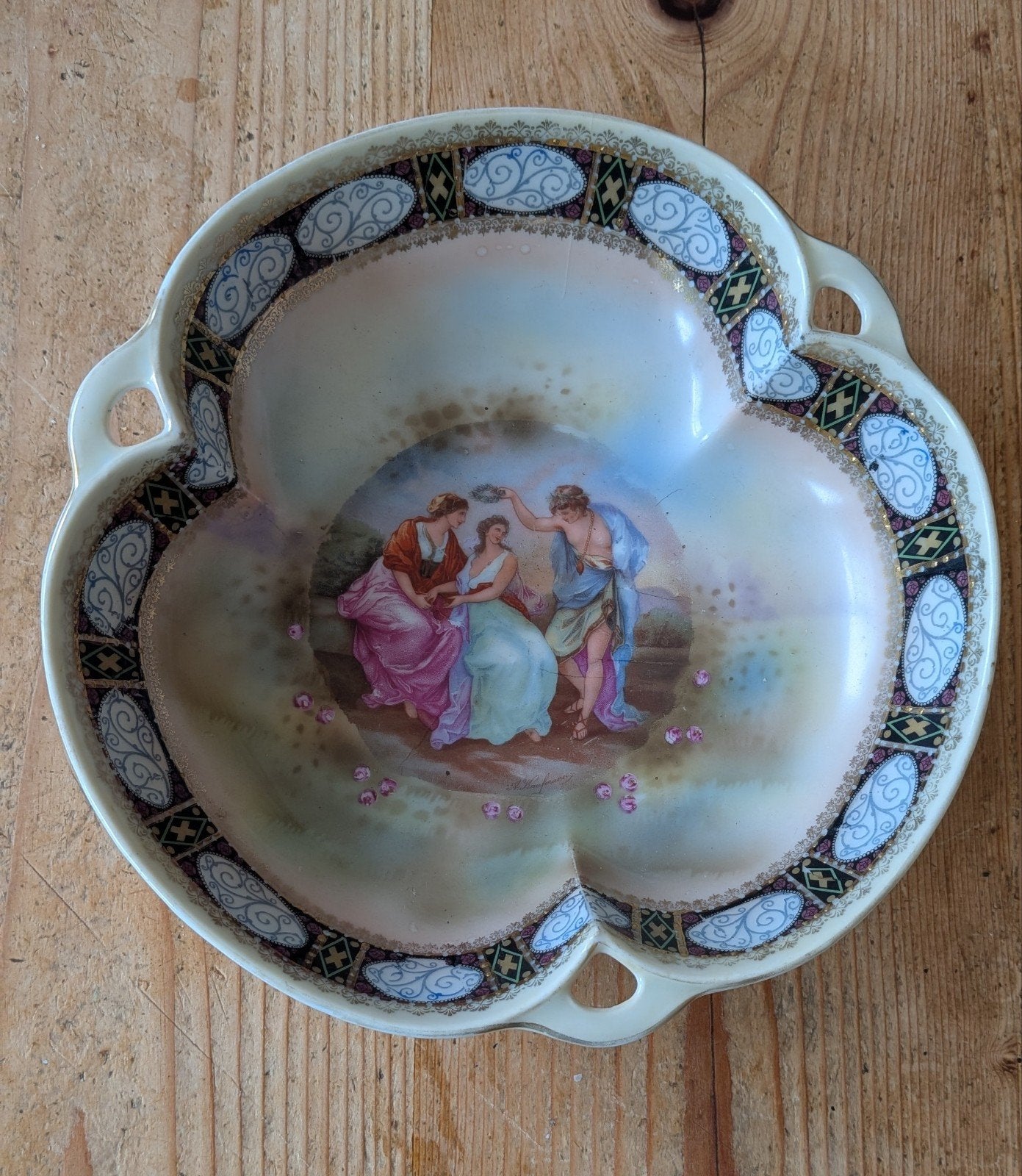 Schaal voor gebak of fruit van Jungerhans, Antiek en Kunst, Ophalen of Verzenden