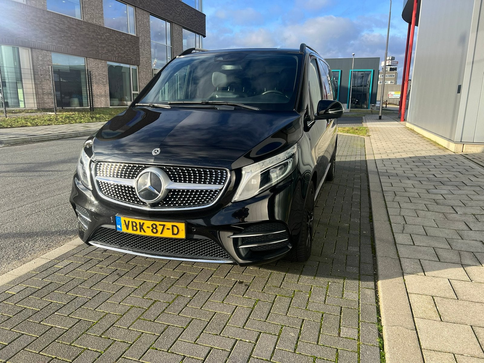 Mercedes-Benz V-klasse 2019, Auto's, Mercedes-Benz, Automaat, Zwart, Zwart, Diesel