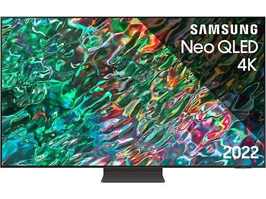 Samsung 55" Neo QLED 4K TV (55QN90B, 2022), Ophalen, QLED, Zo goed als nieuw, 100 Hz
