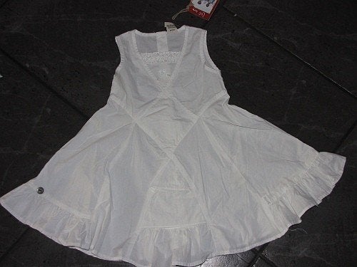 92 JOTTUM witte jurk  *nieuw*, Kinderen en Baby's, Ophalen of Verzenden, Nieuw, Meisje, Jurk of Rok