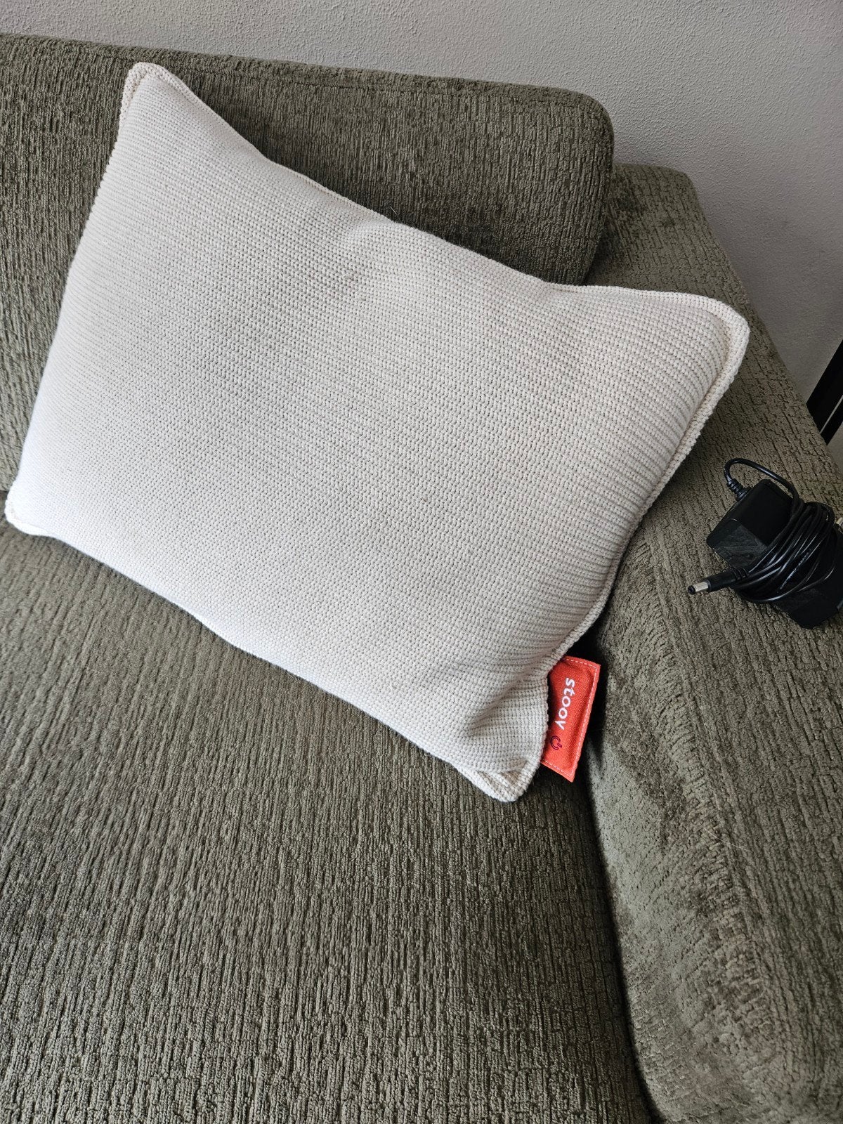 stoov warmte kussen, Huis en Inrichting, Woonaccessoires | Kussens, Ophalen, Zo goed als nieuw, Wit