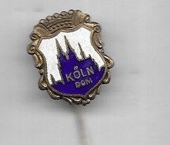 EMAILE KOLN KEULEN DOM KERKEN SPELD, Verzamelen, Ophalen of Verzenden, Gebruikt, Transport, Speldje of Pin