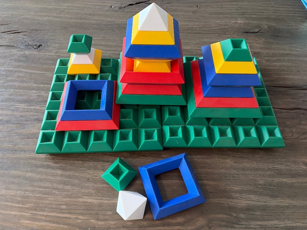 Educatief speelgoed Pythagoras blokken, Ophalen of Verzenden, Zo goed als nieuw, Bouwen