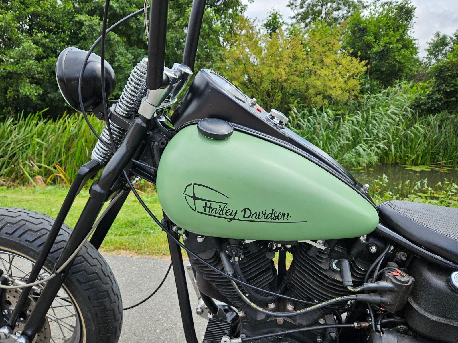 Unieke Harley Davidson Shovelhead, 2 cilinders, Gebruikt, Particulier, Meer dan 35 kW