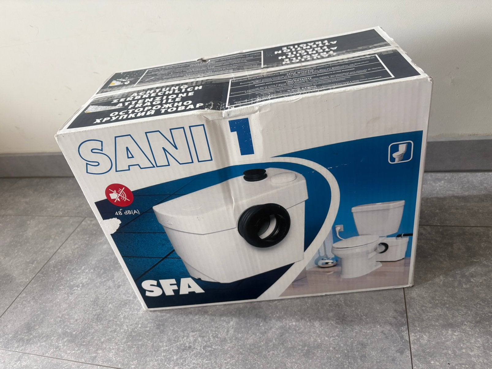 SFA Sanibroyeur de Luxe (Sani 1) Nieuw!, Ophalen of Verzenden, Nieuw, Toilet