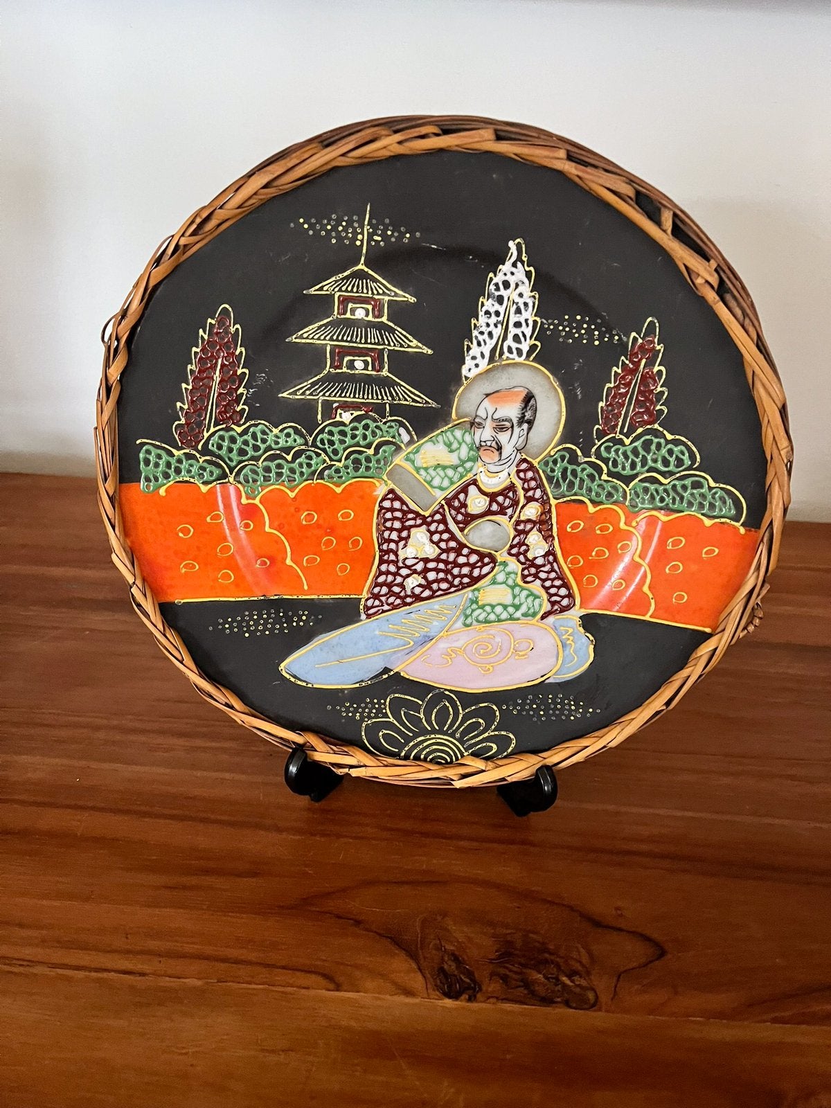 Satsuma Japanse wandbord, Ophalen of Verzenden