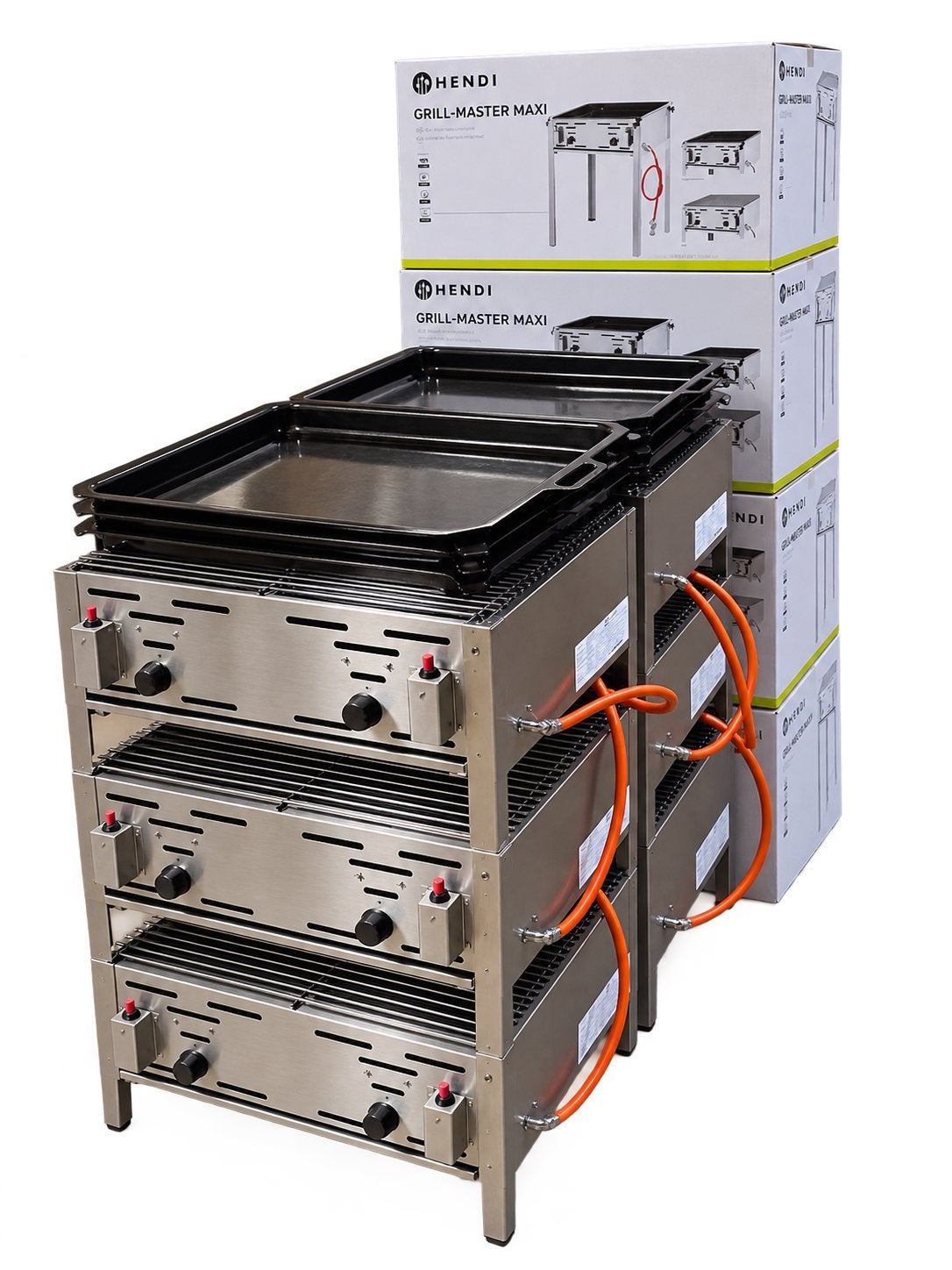 10 Professionele Hendi BBQ’s – nieuw & zo goed als nieuw, Tuin en Terras, Gasbarbecues, Ophalen, Zo goed als nieuw