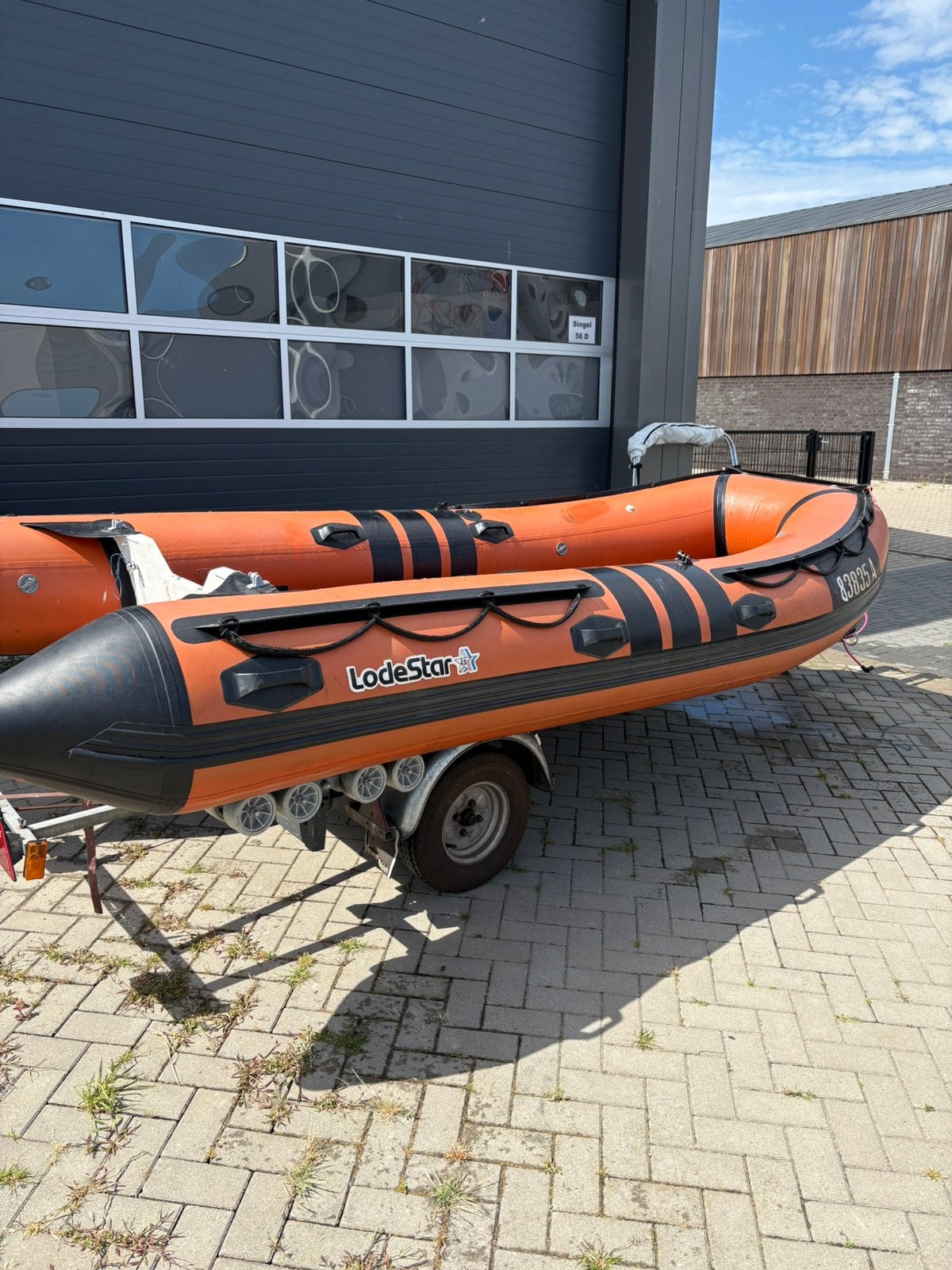 Lodestar 420 incl Bimini, Watersport en Boten, Rubberboten, Zo goed als nieuw, Buitenboordmotor, Lodestar, Ophalen