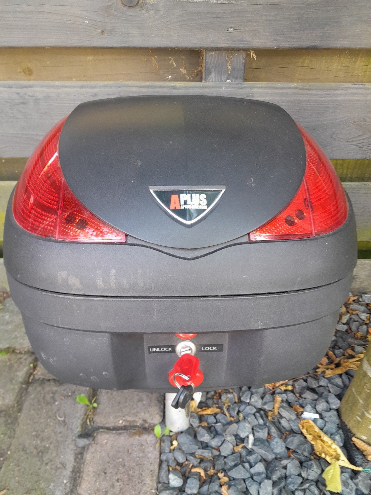 Motor/scooter koffer, Ophalen, Gebruikt