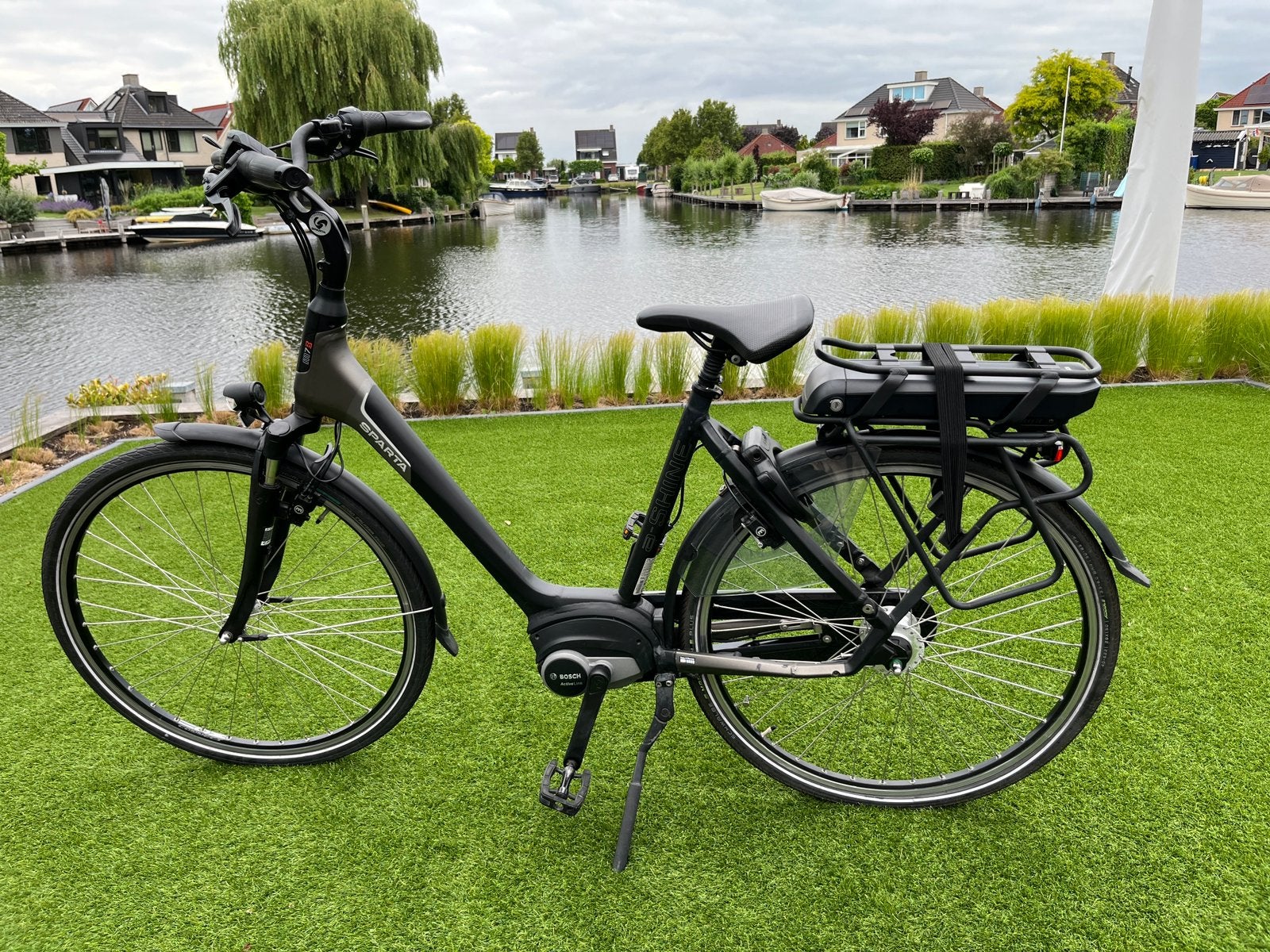E-bike Mooie Sparta A-Shine M7b frame 53 mat zwart - Bosch, Ophalen, Sparta, Versnellingen, 0 zitjes