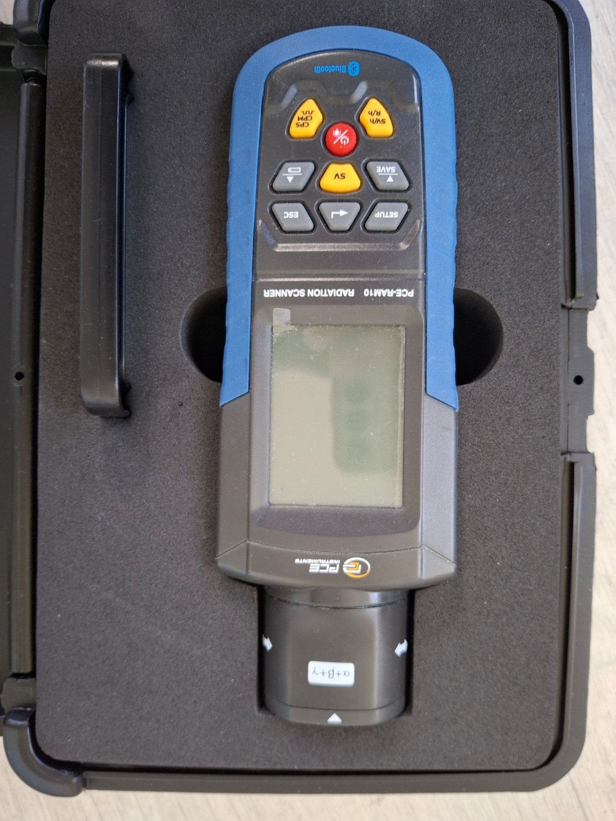 PCE-RAM10 Stralingsscanner stralingsmeter - Zo goed als nieu, Ophalen of Verzenden, Zo goed als nieuw, Overige meters
