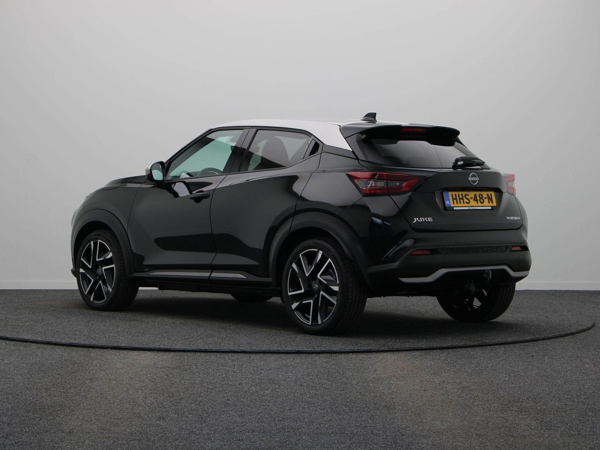 Nissan Juke 1.0 DIG-T N-Design | Trekhaak | Led Koplampen |, Voorwielaandrijving, Stof, Euro 6, Zwart