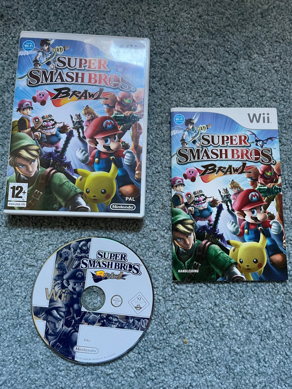 Super Smash Bros. Brawl voor Nintendo Wii (PAL), Nintendo, Vechten, _, Ophalen of Verzenden