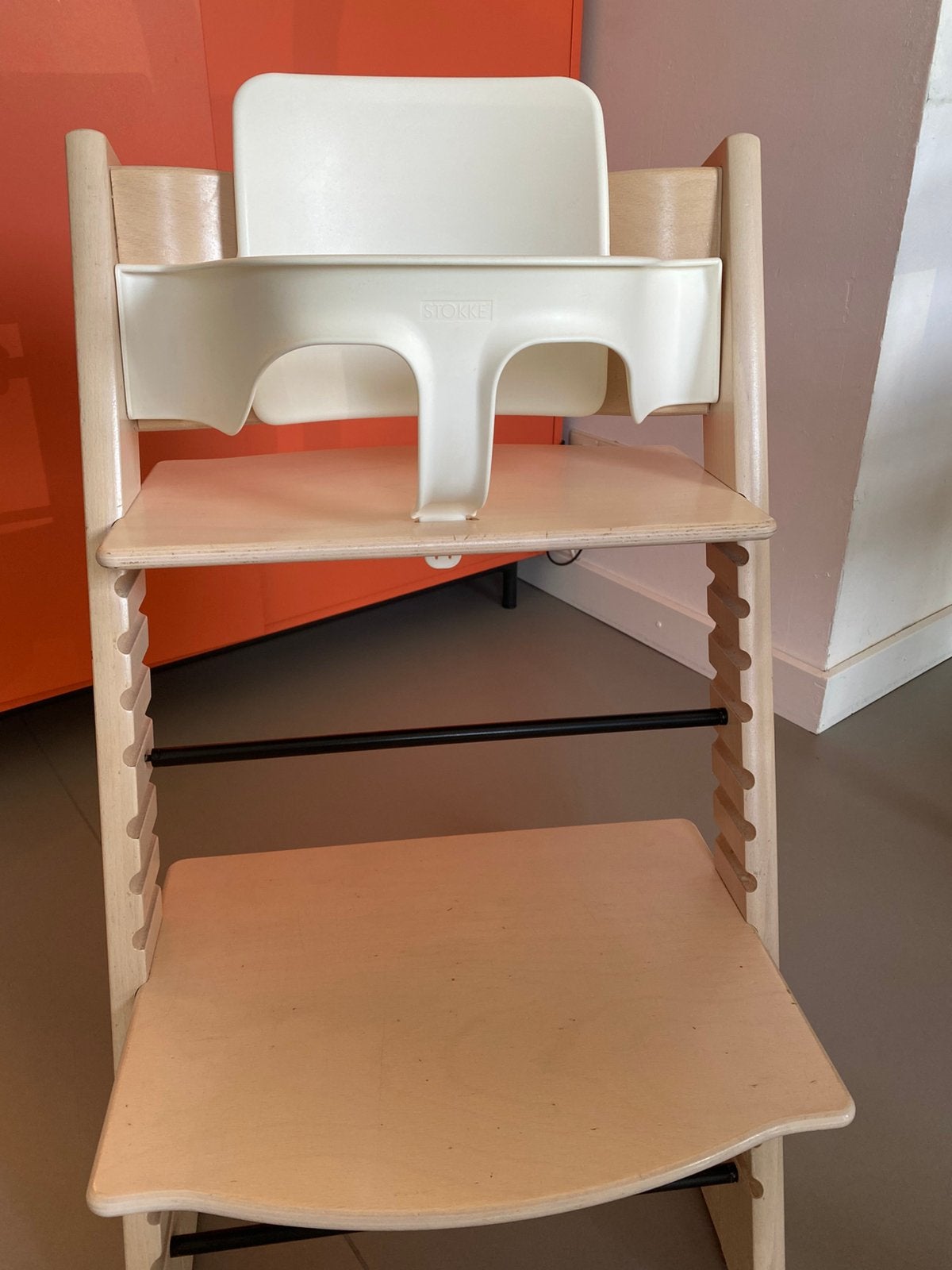 Tripp trapp white wash kleur, Kinderen en Baby's, Ophalen, Zo goed als nieuw, Meegroeistoel