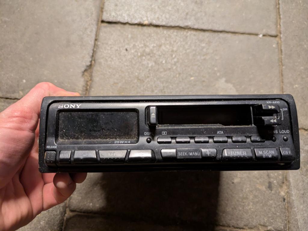 Sony Car Receiver Auto Radio Vintage, Auto diversen, Autoradio's, Ophalen of Verzenden