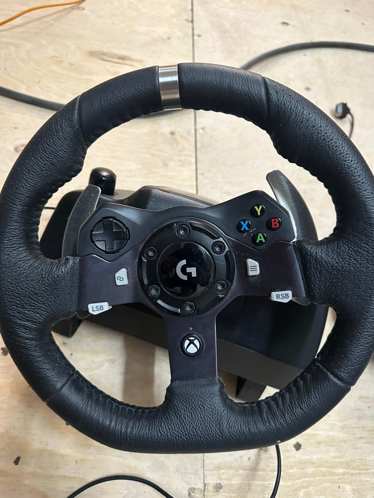 Logitech G920 Driving Force racestuur met shifter, Spelcomputers en Games, Spelcomputers | Overige Accessoires, Gebruikt, Racestuur