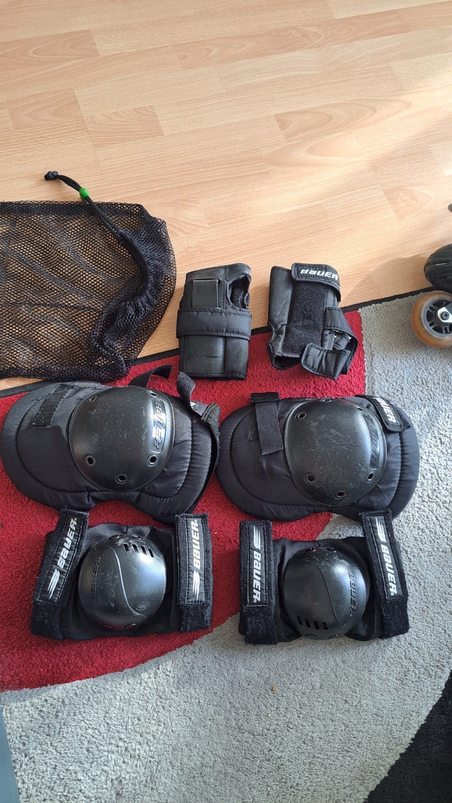 Protectot set Bauer mt L voor oa skeeleren fietsen etc, Ophalen of Verzenden, Bescherming, Bauer