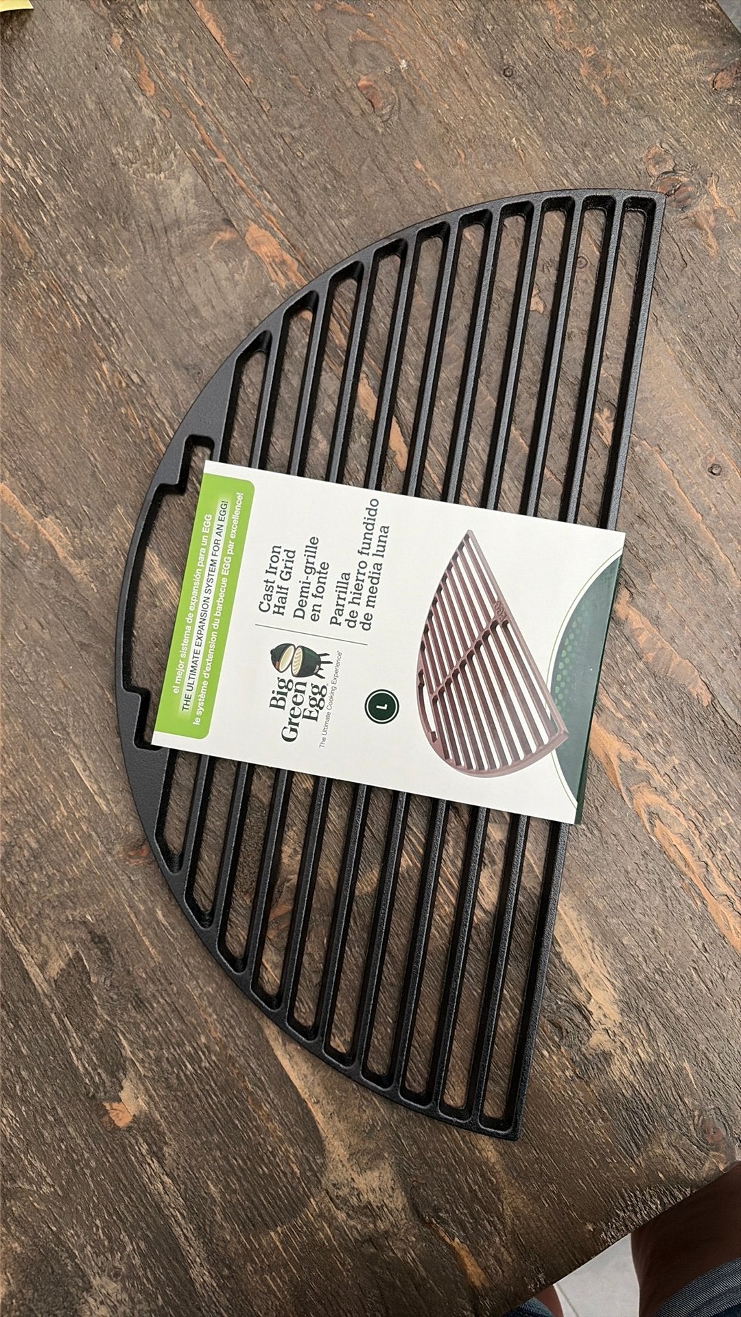 Big Green Egg Gietijzeren Half Rooster (L), Ophalen of Verzenden, Nieuw