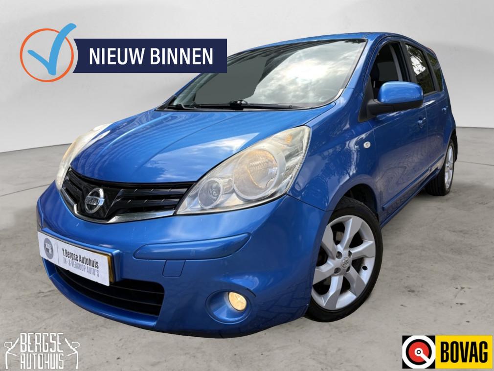 Nissan Note 1.6 First Note Cruise Airco Trekhaak Nap, Gebruikt, 4 cilinders, Blauw, 49 €/maand