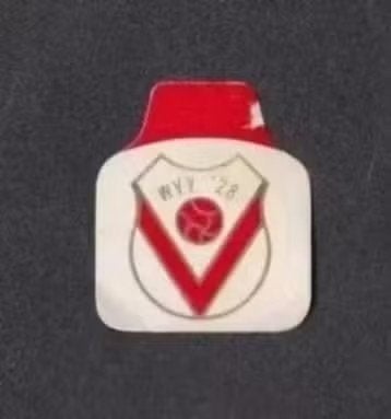 Embleem Logo Voetbalclub WVV '28 Maastricht 1960., Ophalen of Verzenden, Zo goed als nieuw