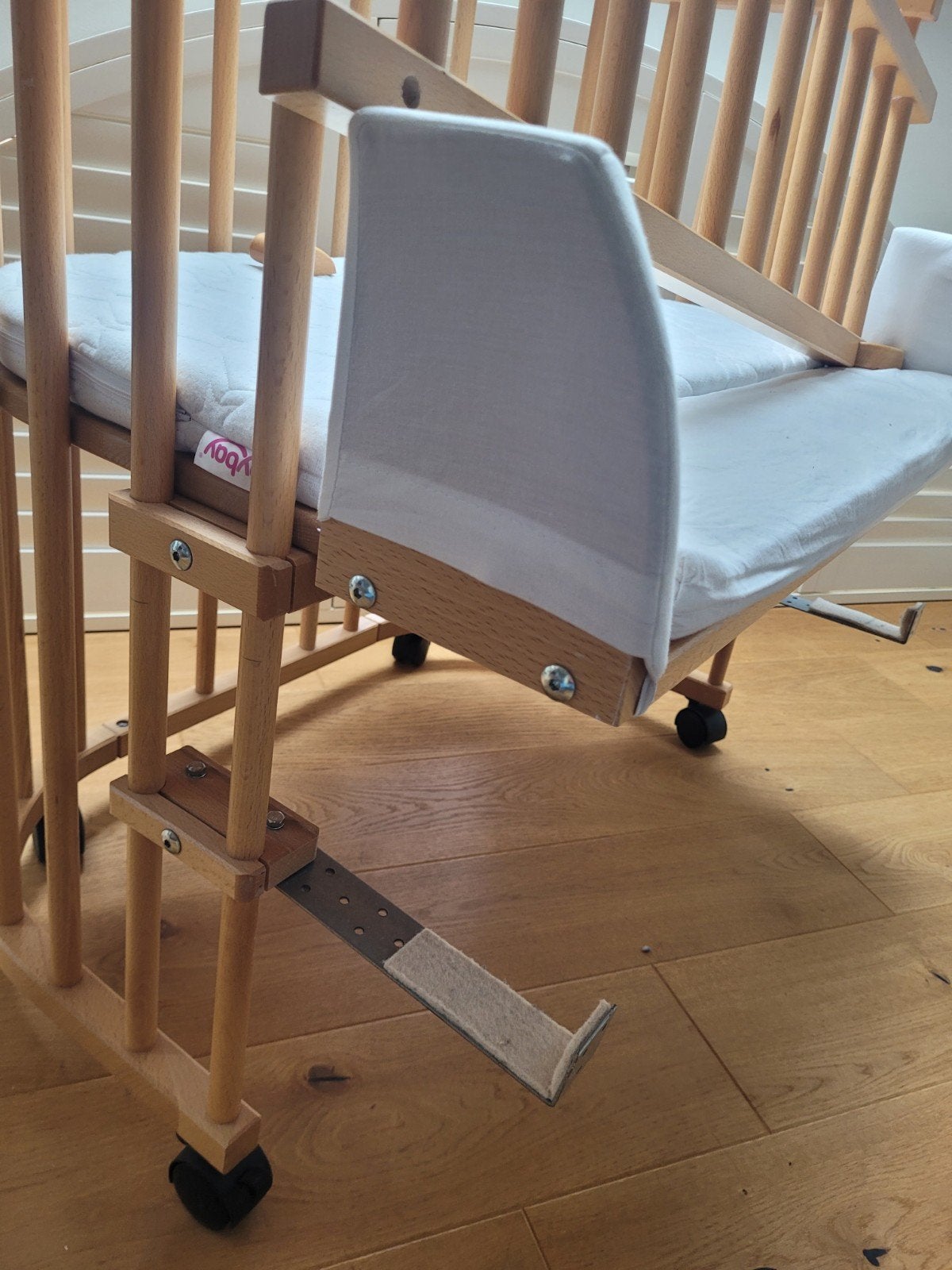 Babybay ledikantje/cosleeper met toebehoren, Kinderen en Baby's, Ophalen, Zo goed als nieuw, Minder dan 140 cm, Matras